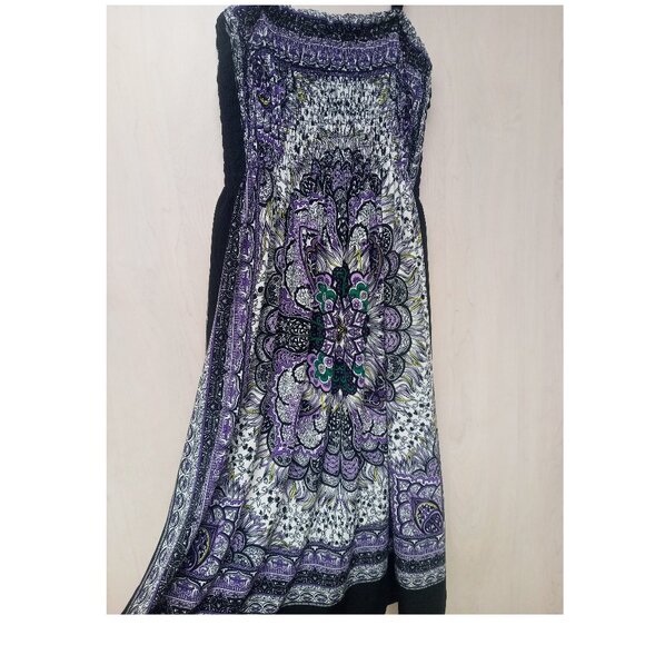 Whimsy Goth, Cottage Core, Boho, Spring, Summer Beach Dress - Picture 2 of 4